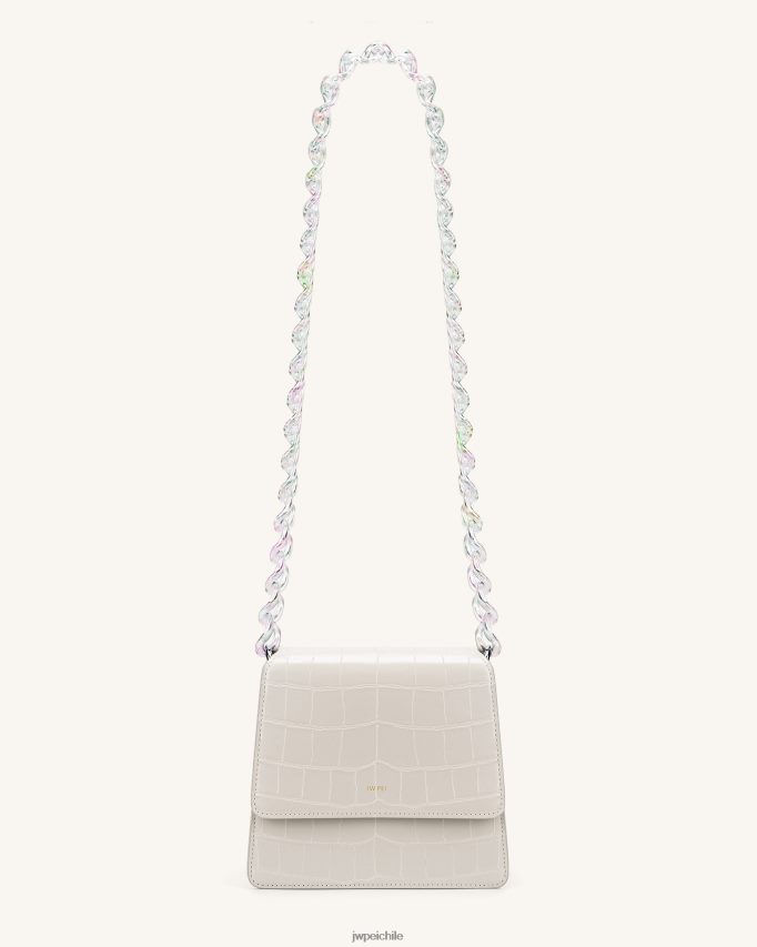 JW PEI cadena de acrílico láser tara transparente Correa 26446P278