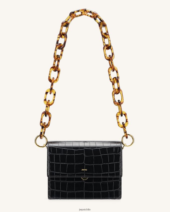 JW PEI mya correa de cadena de acrílico carey Correa 26446P253