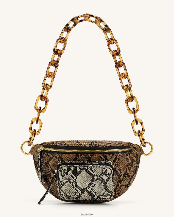 JW PEI mya correa de cadena de acrílico carey Correa 26446P253