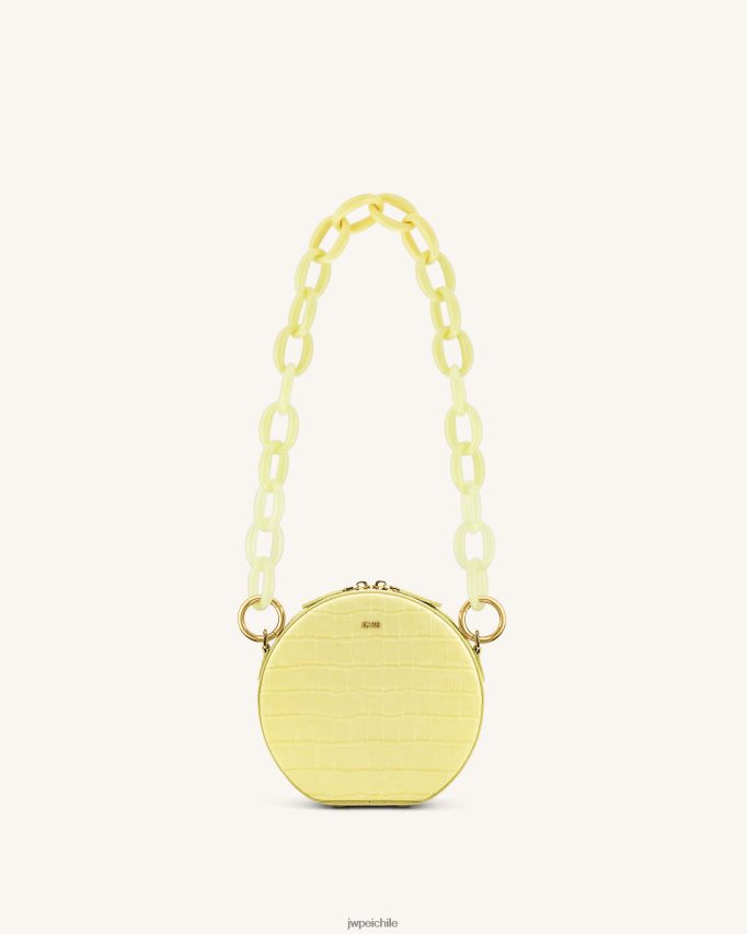 JW PEI mya correa de cadena de acrílico degradado amarillo Correa 26446P265