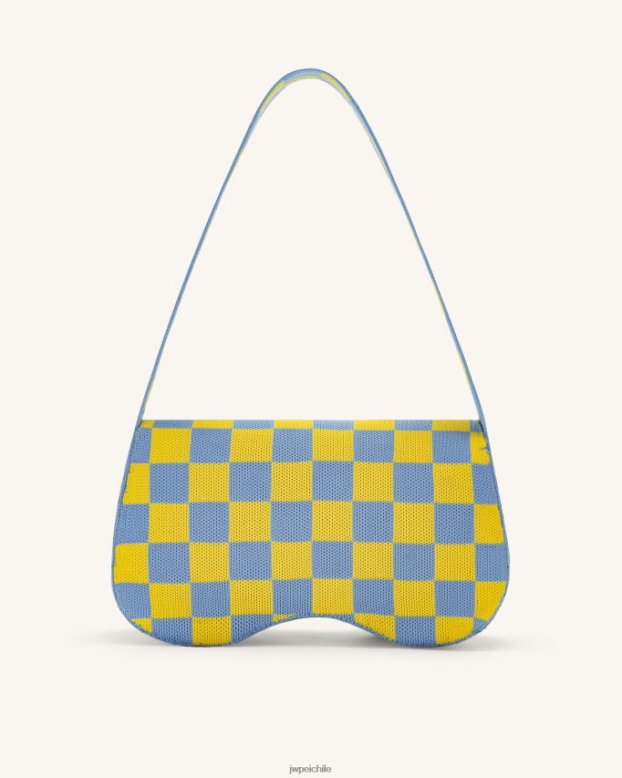 JW PEI bolsa de hombro becci de punto hielo y amarillo bolsa de hombro 26446P113