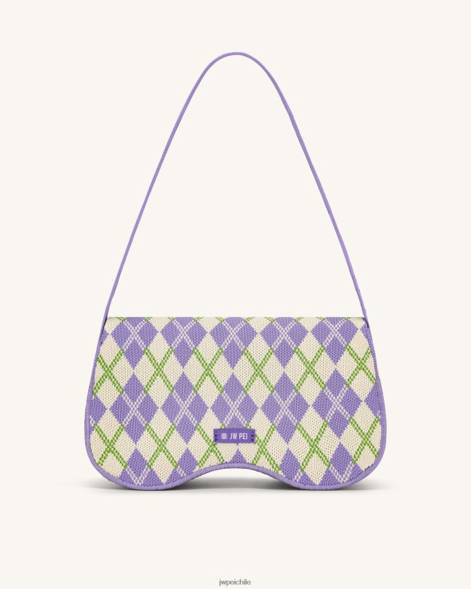 púrpura y marfil y lima