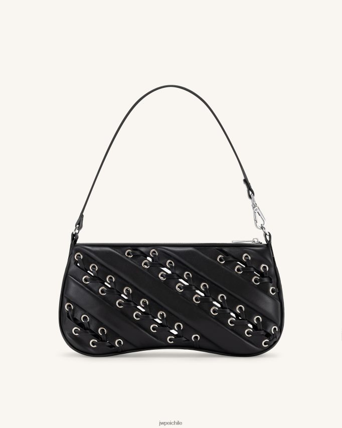 JW PEI bolsa de hombro con tiras eva negro bolsa de hombro 26446P129