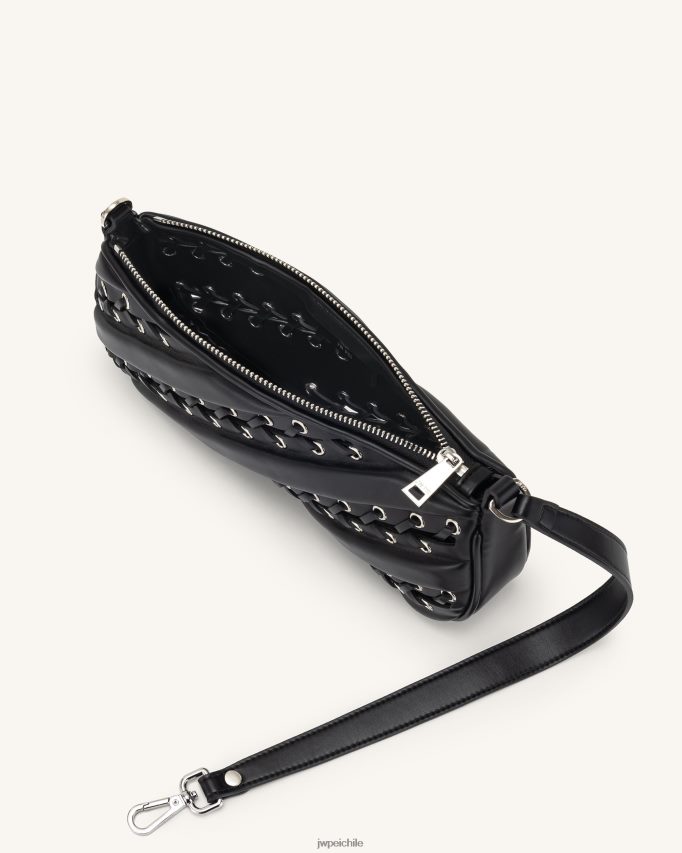 JW PEI bolsa de hombro con tiras eva negro bolsa de hombro 26446P129