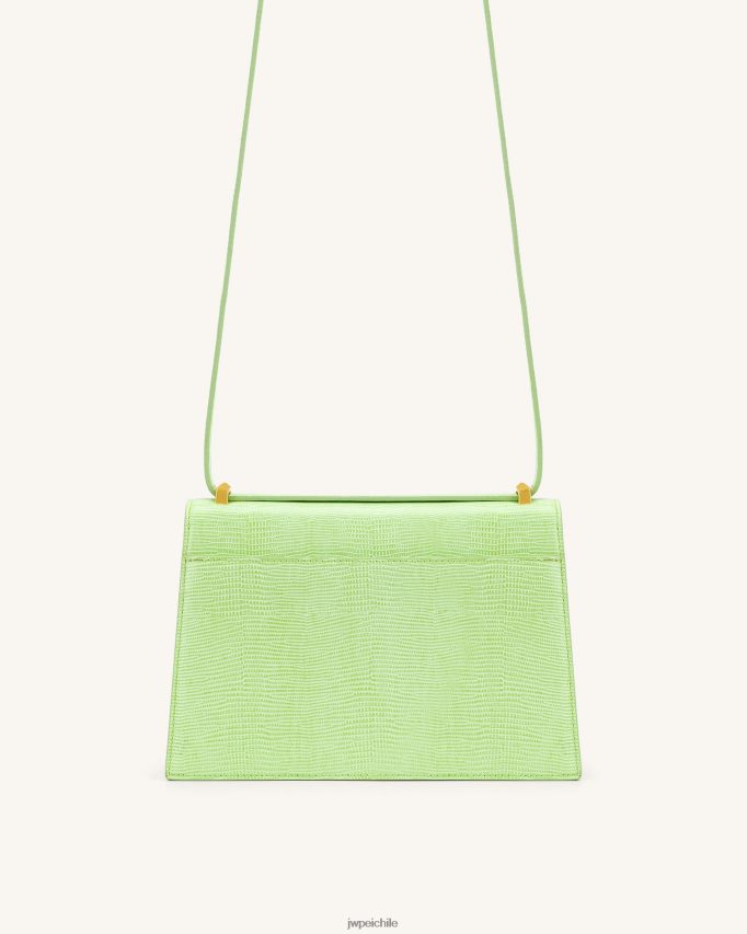 JW PEI bolsa de liliana lagarto verde lima bolsa de hombro 26446P87