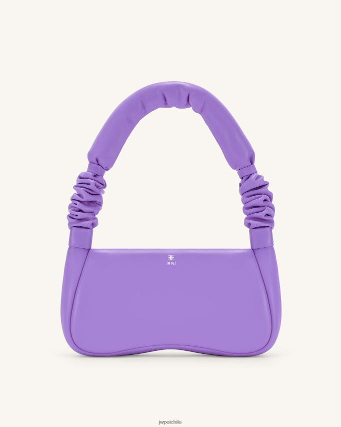 JW PEI bolso de hombro alison de volumen suave lavanda púrpura bolsa de hombro 26446P93