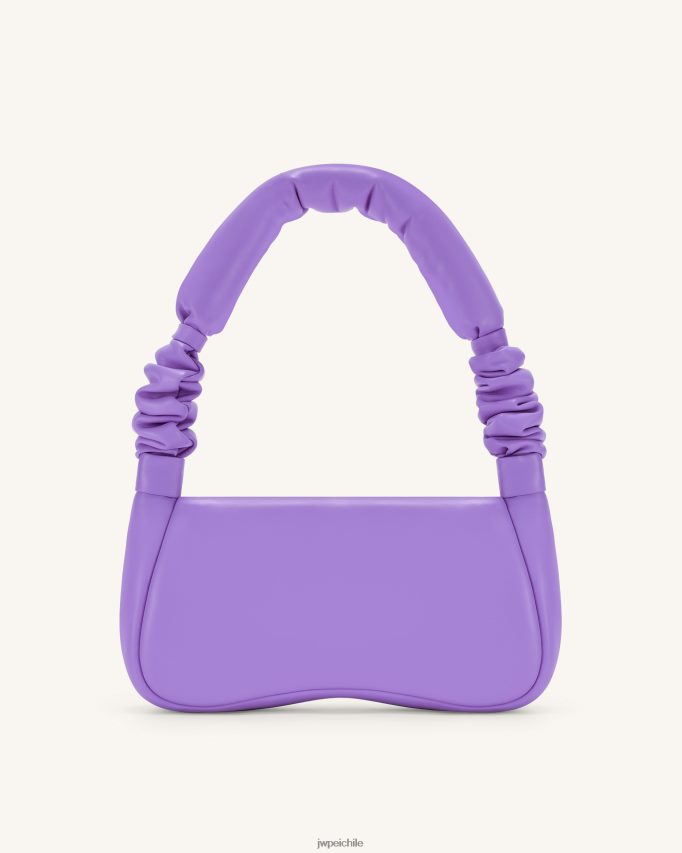 JW PEI bolso de hombro alison de volumen suave lavanda púrpura bolsa de hombro 26446P93