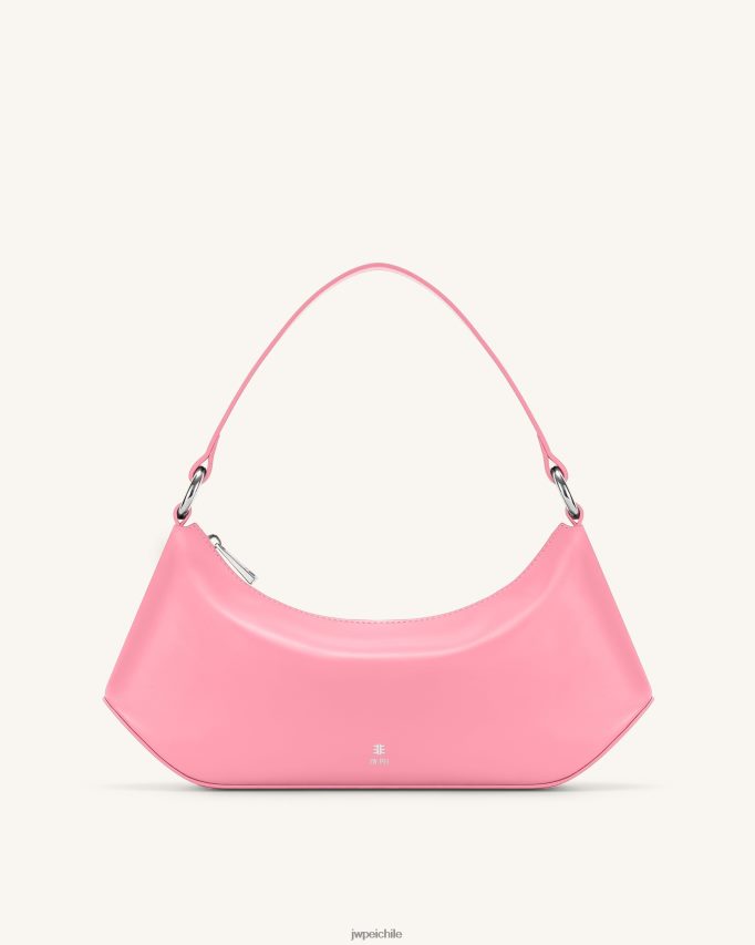 JW PEI bolso de hombro con diseño de lirio rosa bolsa de hombro 26446P122