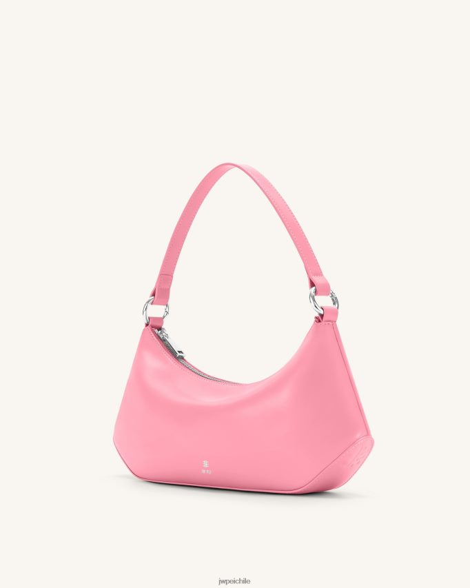 JW PEI bolso de hombro con diseño de lirio rosa bolsa de hombro 26446P122