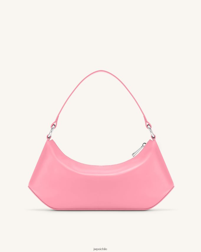 JW PEI bolso de hombro con diseño de lirio rosa bolsa de hombro 26446P122