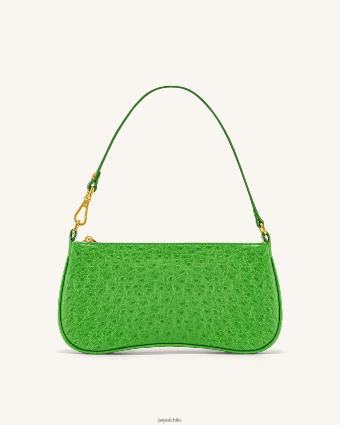 JW PEI bolso de hombro eva avestruz verde hierba bolsa de hombro 26446P105