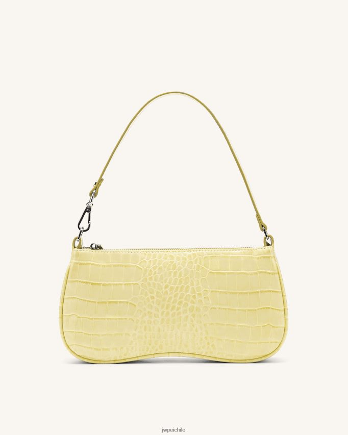 JW PEI bolso de hombro eva cocodrilo amarillo claro bolsa de hombro 26446P103