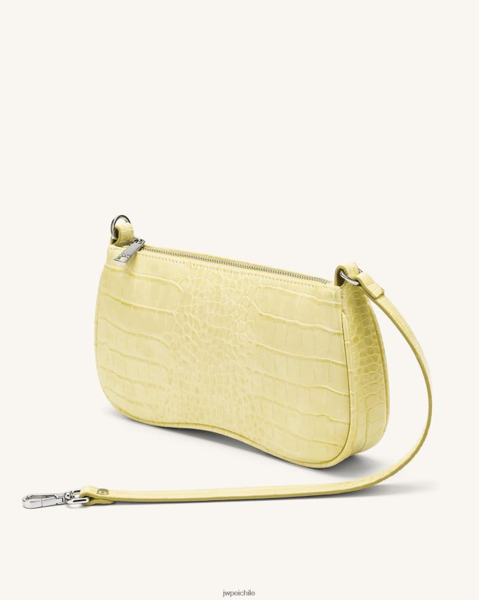 JW PEI bolso de hombro eva cocodrilo amarillo claro bolsa de hombro 26446P103