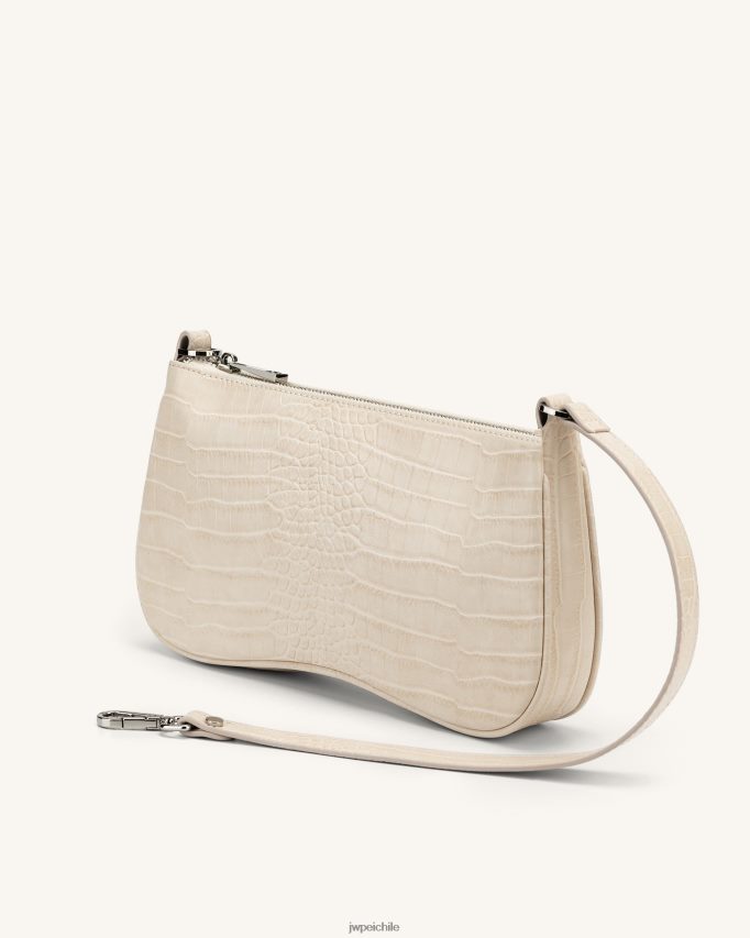 JW PEI bolso de hombro eva cocodrilo marfil bolsa de hombro 26446P60