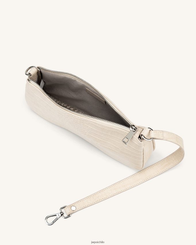 JW PEI bolso de hombro eva cocodrilo marfil bolsa de hombro 26446P60