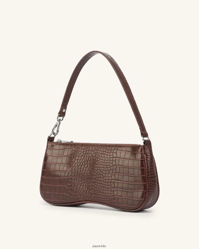 JW PEI bolso de hombro eva cocodrilo marrón bolsa de hombro 26446P64