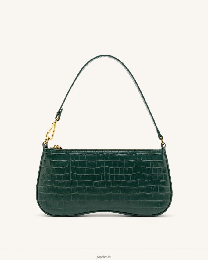 JW PEI bolso de hombro eva cocodrilo verde oscuro bolsa de hombro 26446P89