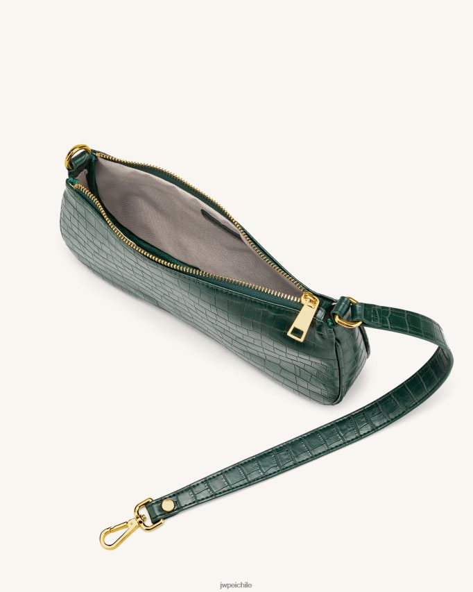 JW PEI bolso de hombro eva cocodrilo verde oscuro bolsa de hombro 26446P89