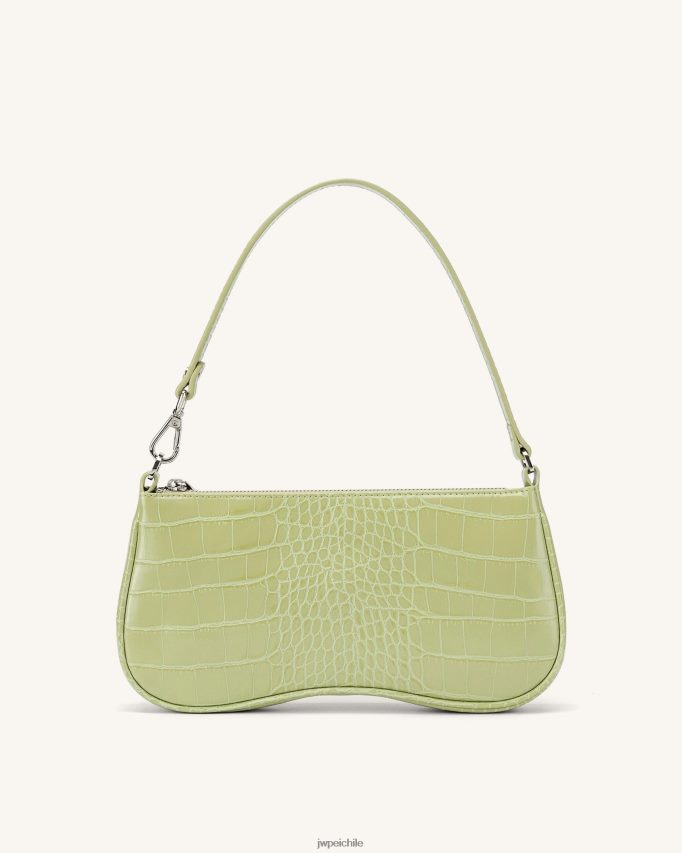 JW PEI bolso de hombro eva cocodrilo verde salvia bolsa de hombro 26446P65