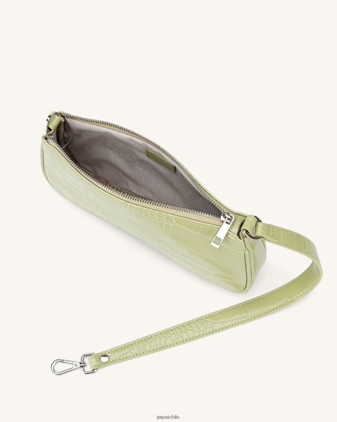 JW PEI bolso de hombro eva cocodrilo verde salvia bolsa de hombro 26446P65