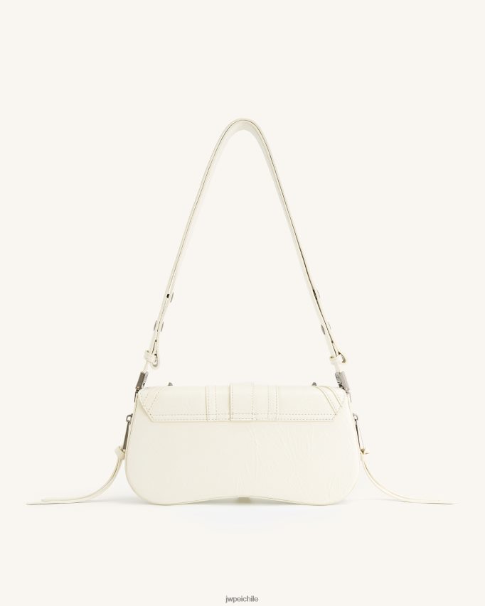 JW PEI bolso de hombro joy aplastado blanco bolsa de hombro 26446P160