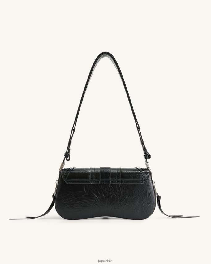 JW PEI bolso de hombro joy aplastado negro bolsa de hombro 26446P159