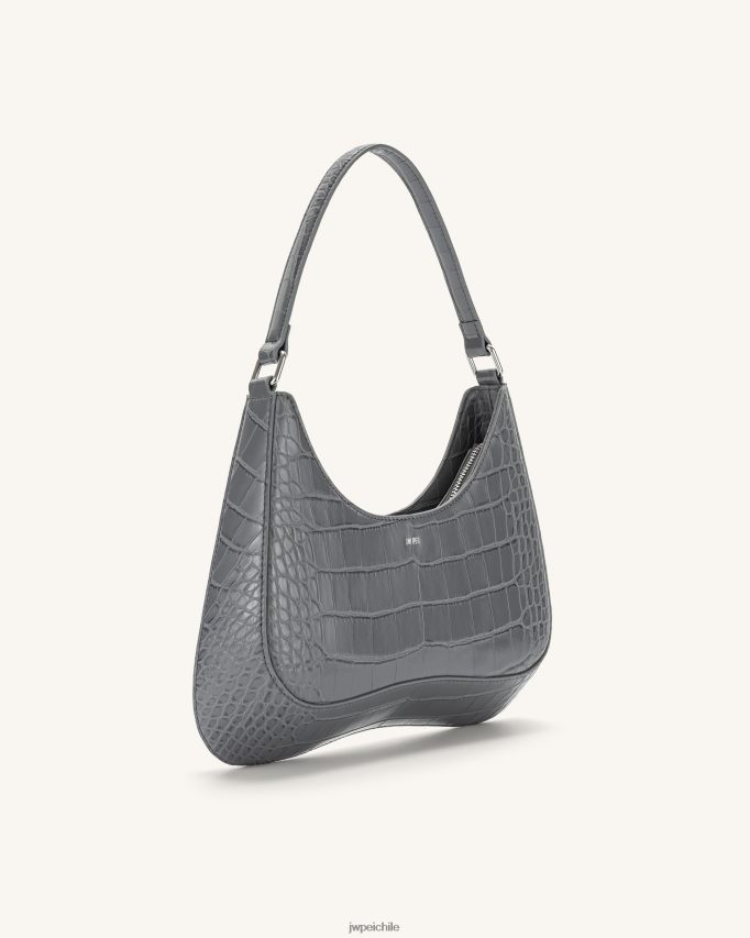 JW PEI bolso de hombro rubí gris bolsa de hombro 26446P121