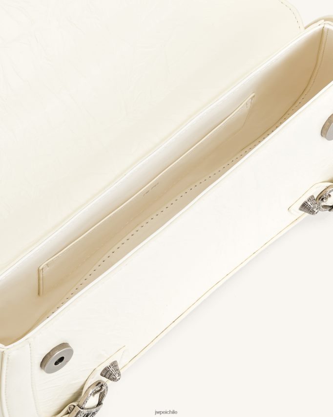 JW PEI bolso de hombro sia aplastado blanco bolsa de hombro 26446P163
