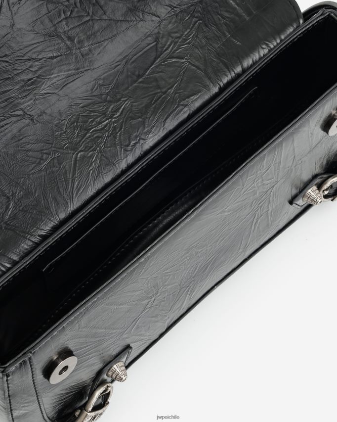 JW PEI bolso de hombro sia aplastado negro bolsa de hombro 26446P162