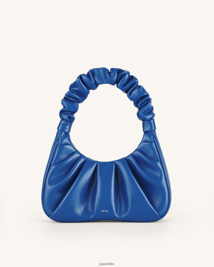 JW PEI bolso de mano gabbi fruncido azul clásico bolsa de hombro 26446P85