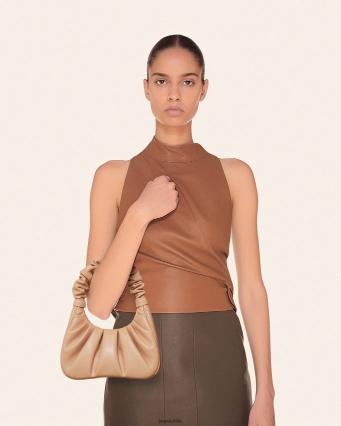 JW PEI bolso de mano gabbi fruncido caña de azucar bolsa de hombro 26446P143