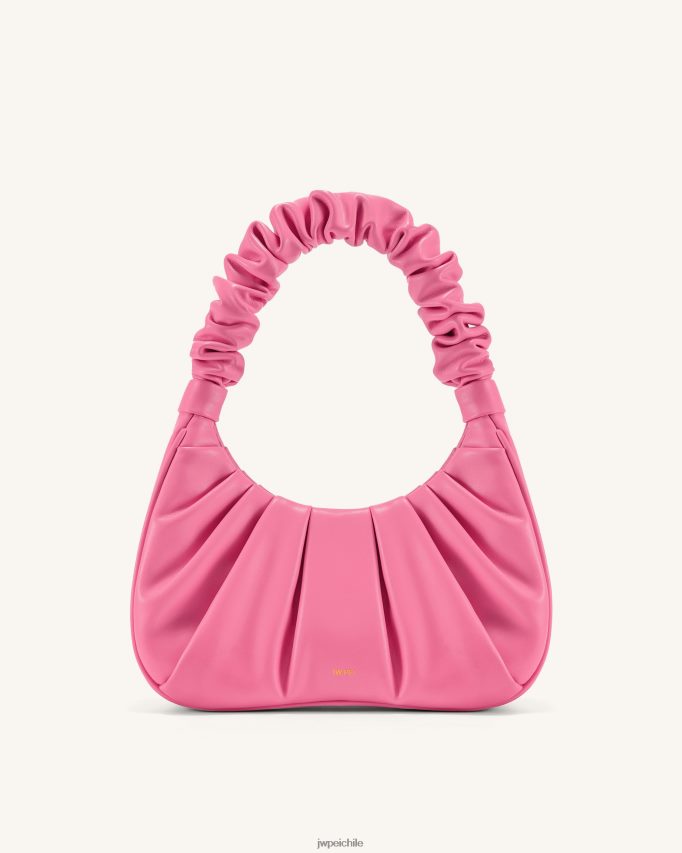 JW PEI bolso de mano gabbi fruncido rosa bolsa de hombro 26446P56