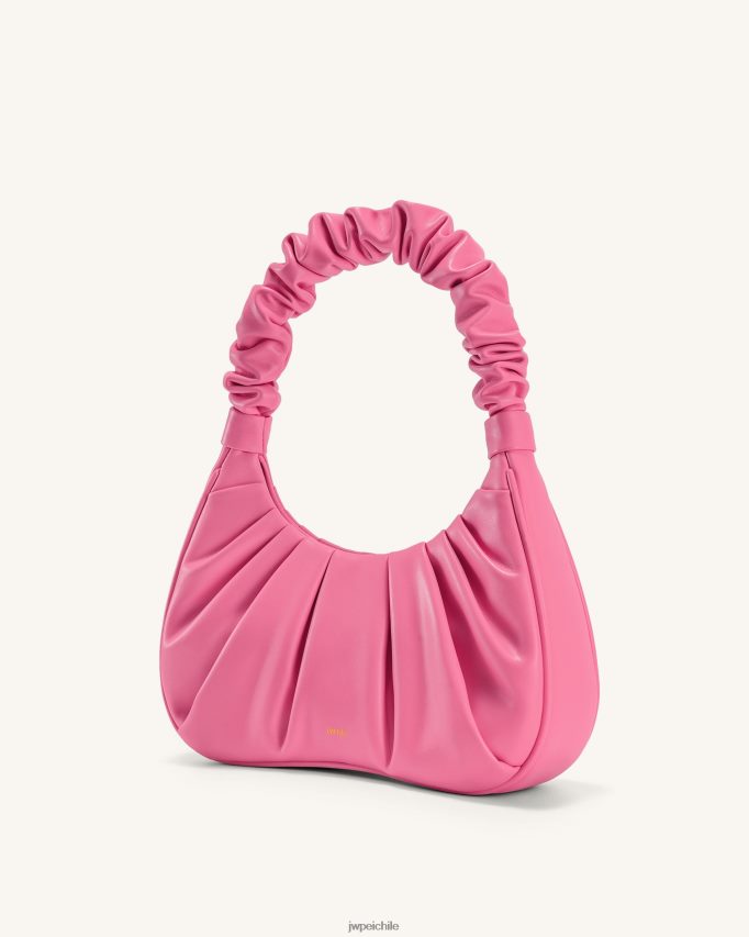 JW PEI bolso de mano gabbi fruncido rosa bolsa de hombro 26446P56