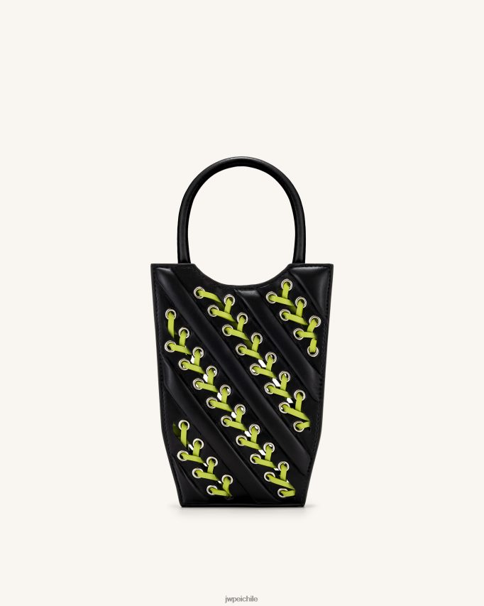 JW PEI bolsa de teléfono con correas fei negro bolsa de teléfono 26446P238