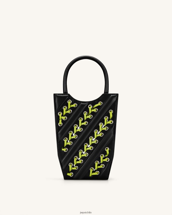 JW PEI bolsa de teléfono con correas fei negro bolsa de teléfono 26446P238