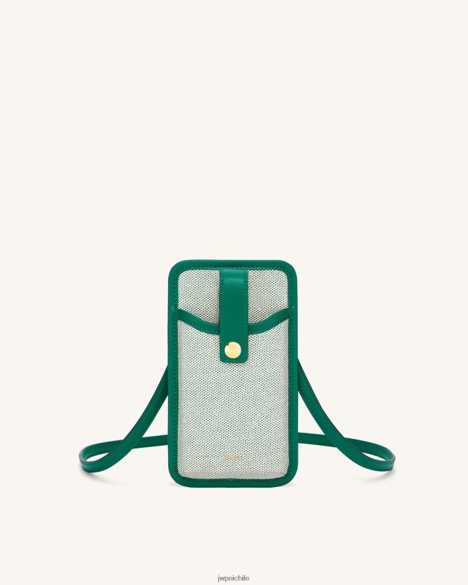 JW PEI bolsa de teléfono de lona aylin verde oscuro bolsa de teléfono 26446P205
