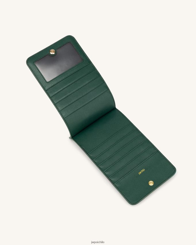 JW PEI bolsa de teléfono quinn cocodrilo verde oscuro bolsa de teléfono 26446P188