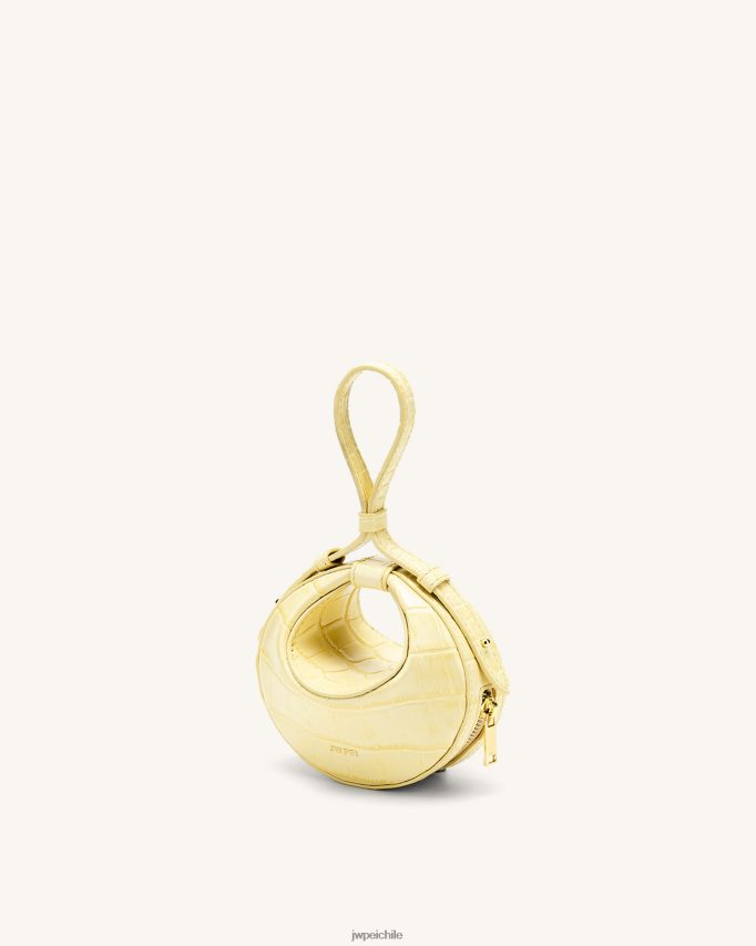 JW PEI minibolso Rantan cocodrilo amarillo claro bolsa de asa 26446P177