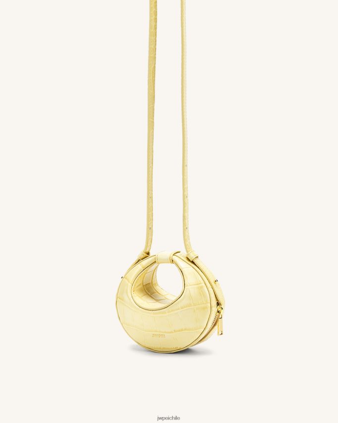 JW PEI minibolso Rantan cocodrilo amarillo claro bolsa de asa 26446P177