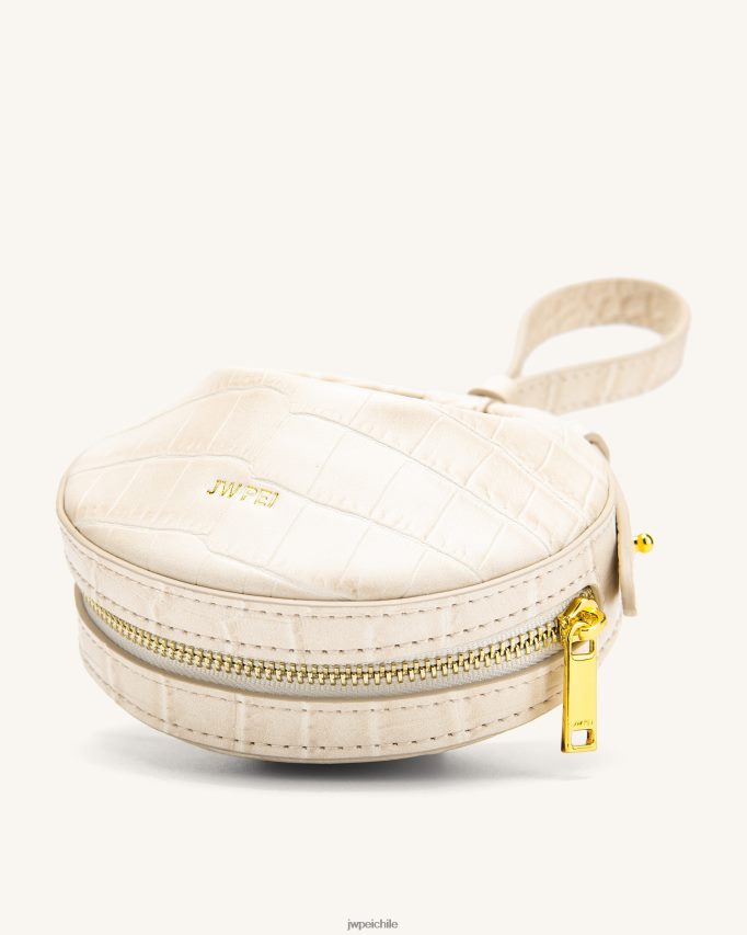 JW PEI minibolso Rantan cocodrilo beige bolsa de asa 26446P179