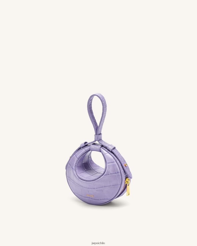 JW PEI minibolso Rantan cocodrilo morado bolsa de asa 26446P180