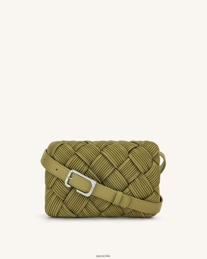 JW PEI bandolera laberinto verde ámbar bandolera 26446P48