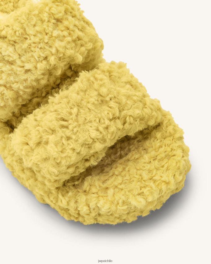 JW PEI sandalia Lexi con plataforma de piel sintética amarillo sandalia 26446P317