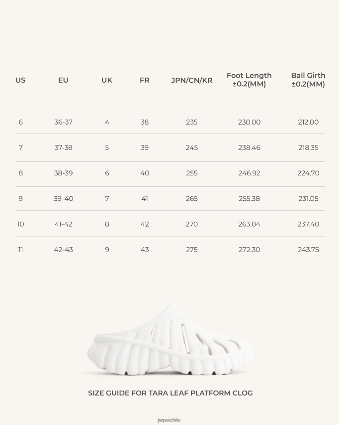 JW PEI zueco plataforma hoja de tara blanco sandalia 26446P325