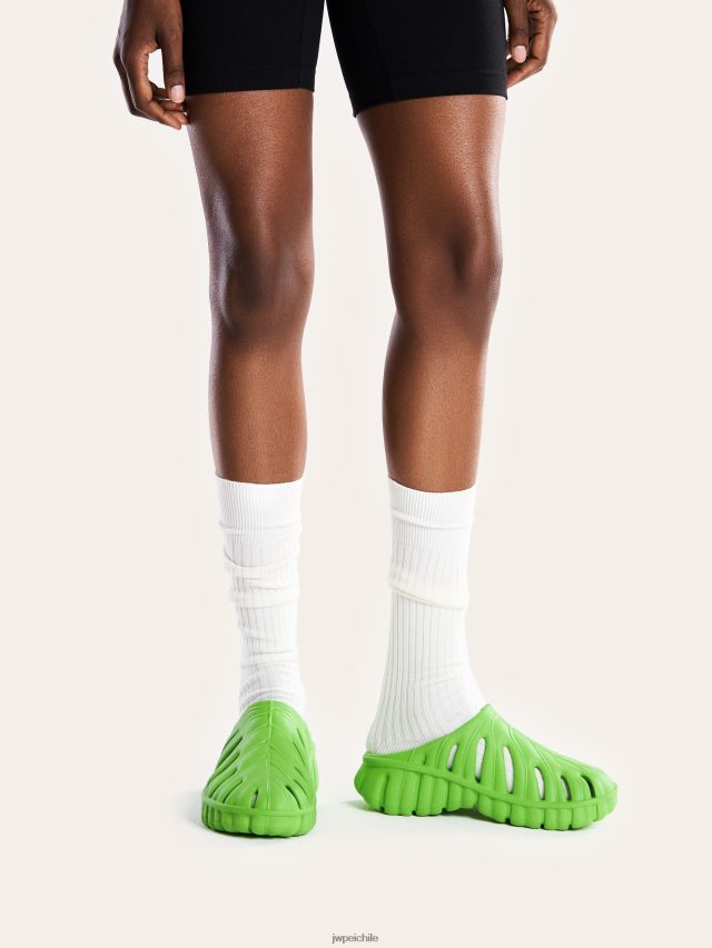 JW PEI zueco plataforma hoja de tara verde neón sandalia 26446P312